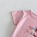 【73-120】半袖Ｔシャツ ベビー 女の子 可愛い プリント - 画像 (14)