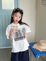 【90-160】半袖Tシャツ 女の子 トレンド ストリート プリント