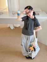 【100-170】半袖Tシャツ 女の子 ベーシック コーデの主役に - 画像 (13)