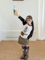 【100-170】長袖トップス 女の子 動物柄 カジュアル 配色 - 画像 (10)