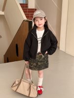 【100-170】アウター 女の子 スタンドネック おしゃれ カジュアル - 画像 (7)