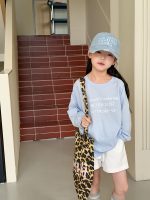 【100-170】長袖トップス 女の子 英字プリント 日焼け防止 - 画像 (4)