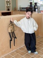 【100-170】アウター 女の子 スタンドネック おしゃれ カジュアル - 画像 (3)