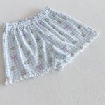 【73-120】セットアップ ベビー 女の子 花柄 チェック柄 - 画像 (16)