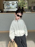 【100-170】アウター 女の子 スタンドネック おしゃれ カジュアル - 画像 (9)