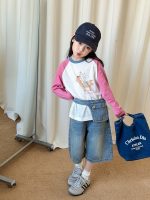 【100-170】長袖トップス 女の子 動物柄 カジュアル 配色 - 画像 (3)