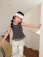 【100-170】ベスト 女の子 フリルデザイン シンプル - 画像 (11)