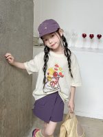 【100-170】半袖Tシャツ 女の子 カートゥーン 合わせやすい - 画像 (4)