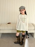 【100-170】長袖トップス 女の子 英字プリント 日焼け防止 - 画像 (11)