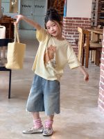 【100-170】半袖Tシャツ 女の子 カートゥーン 合わせやすい - 画像 (13)
