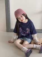 【100-170】トップス 女の子 おしゃれ レイヤード風 レース 切り替え - 画像 (11)