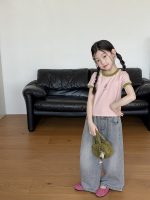 【100-170】半袖 Tシャツ 女の子 おしゃれ シンプル - 画像 (10)