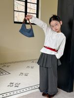 【100-170】長袖Tシャツ 女の子 フード付き ボーダー柄 - 画像 (13)