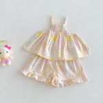 【73-120】キャミセットアップ ベビー 女の子 花柄 - 画像 (5)