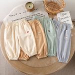 【73-100】ジョガーパンツ ベビー 北欧風 綿素材 - 画像 (10)