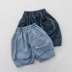 【80-130】パンツ デニム パンプキンパンツ カジュアル - 画像 (6)