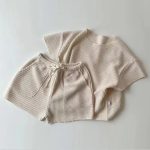 【80-130】半袖セットアップ キッズ服 ナチュラル カジュアル - 画像 (4)