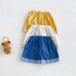 【73-110】ショートパンツ ベビー カートゥーン プリント - 画像 (5)