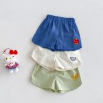 【73-110】ショートパンツ ベビー 男の子 フルーツ 刺繍 - 画像 (6)