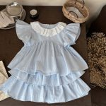 【73-100】セットアップ ベビー スウィート フリル - 画像 (6)