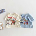 【73-120】半袖Ｔシャツ ベビー イヌ 可愛い