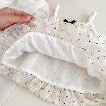 【73-120】セットアップ ベビー 女の子 ふわふわ ドット トップス&ブルマ - 画像 (9)