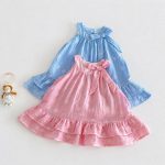 【73-120】ワンピース ベビー 女の子 小花柄 蝶結び 総柄 - 画像 (6)