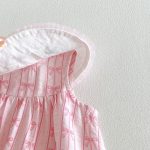 【73-120】ワンピース ベビー 女の子 おしゃれ ノースリーブ 蝶結び - 画像 (6)