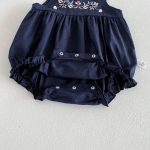 【66-90】キャミロンパース ベビー 刺繍 花柄 - 画像 (9)