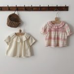 【73-100】シャツ ベビー フリル パフスリーブ - 画像 (5)