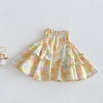 【73-120】ワンピース ベビー 女の子 おしゃれ カラフル - 画像 (6)