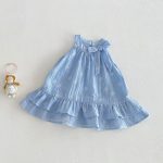【73-120】ワンピース ベビー 女の子 小花柄 蝶結び 総柄 - 画像 (7)