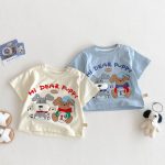 【73-120】半袖Ｔシャツ ベビー イヌ 可愛い - 画像 (3)