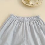 【73-120】セットアップ ベビー フリル ノースリープ ドット柄 - 画像 (7)
