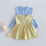 【73-120】ワンピース ベビー 刺繍 カートゥーン - 画像 (4)