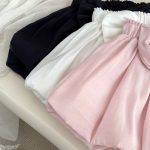 【73-120】ショートパンツ ベビー 女の子 可愛い リボン付き - 画像 (10)