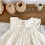 【73-120】ワンピース ベビー 女の子 チェリー フラワー刺繡 - 画像 (12)