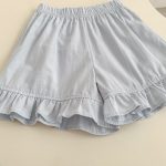 【73-120】セットアップ ベビー フリル ノースリープ ドット柄 - 画像 (6)