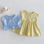 【73-120】ワンピース ベビー 刺繍 カートゥーン - 画像 (5)
