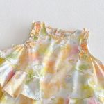 【73-120】ワンピース ベビー 女の子 おしゃれ カラフル - 画像 (8)