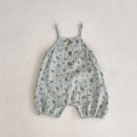 【66-100】キャミオールインワン ベビー 花柄 ナチュラル - 画像 (9)