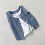 【73-100】セットアップ ベビー デニム 無地 通園・お出かけに - 画像 (17)