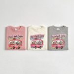 【80-130】半袖Tシャツ アニマル ファミリーがバスで冒険 - 画像 (3)