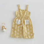 【73-120】トップス or サロペット ベビー 女の子 フラワー柄 - 画像 (5)