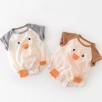 【66-90】ロンパース キュート ペンギン ベビー服 - 画像 (3)