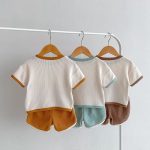 【66-100】セットアップクマ柄配色 - 画像 (11)