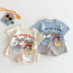 【73-120】半袖Ｔシャツ ベビー イヌ 可愛い - 画像 (5)