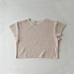 【80-130】半袖セットアップ キッズ服 ナチュラル カジュアル - 画像 (7)