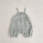 【66-100】キャミオールインワン ベビー 花柄 ナチュラル - 画像 (10)
