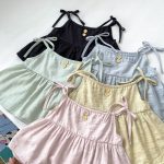 【73-120】セットアップ ベビー 女の子 キャミソール&ワイドパンツ - 画像 (10)